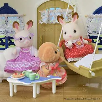 Calico Critters Hopscotch Rabbit Grandparents - Adorable Figurines to Expand Your Calico Critters Family