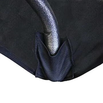 YOUR CHAIR COVERS Rectangular Spandex Table Covers 8ft Fitted Tablecloth Wedding Event Patio Table Decorations Elastic Fabric Stretch Table Covers for 8 ft Folding Table (Black)