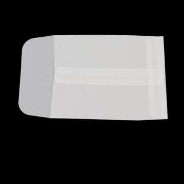 Antrader Glassine Envelopes 3x4 Inch,50PCS Glassine Mini Lotto Lottery Ticket Holders Wedding Guest Favor Tissue Envelope Holder for Scratch Stamp