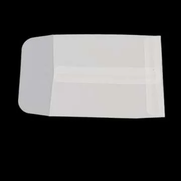 Antrader Glassine Envelopes 3x4 Inch,50PCS Glassine Mini Lotto Lottery Ticket Holders Wedding Guest Favor Tissue Envelope Holder for Scratch Stamp