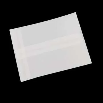 Antrader Glassine Envelopes 3x4 Inch,50PCS Glassine Mini Lotto Lottery Ticket Holders Wedding Guest Favor Tissue Envelope Holder for Scratch Stamp