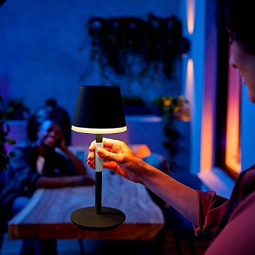 Philips Hue Go Smart Portable Table Lamp | Color-Changing LED Light