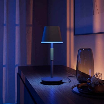 Philips Hue Go Smart Portable Table Lamp | Color-Changing LED Light