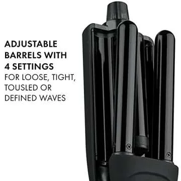 HOT TOOLS Adjustable Multi-Hair Waver for Perfect Waves