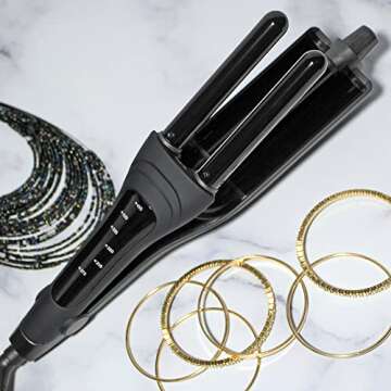 HOT TOOLS Adjustable Multi-Hair Waver for Perfect Waves