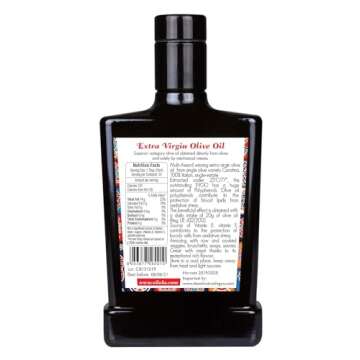 Oilala Extra Virgin Olive Oil, Robust Flavor, 2022 Gold Medal NYIOOC! filtered,Italian Family Farm Puglia, Italy, Coratina, 2022/23 Harvest, Polyphenol rich, 500ml (16.9 FL Oz)