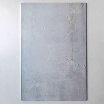 Bessie Bakes Soft Concrete Replicated Photography Backdrop 2 Feet Wide x 3 Feet Long 3 mm Thick