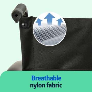 Medline Folding Wheelchair for Comfort and Mobility