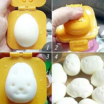 YunKo Creative Egg and Rice Molds for Kids Cooking Fun