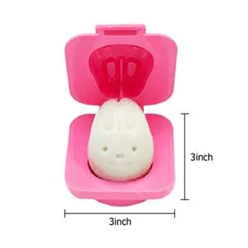 YunKo Creative Egg and Rice Molds for Kids Cooking Fun