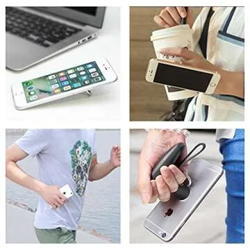 Phone Ring, Phone Ring Stand, 360°Rotation and 180°Flip Universal Ring Holder Grip Kickstand Mount Phone Ring for iPhone 7 7 Plus 6S 6, Samsung Galaxy S6 S7, Note, LG (Silver)