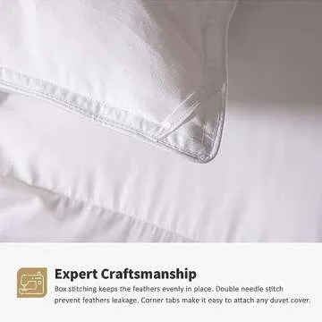 DWR Premium Feather Down Comforter - Luxurious Cotton Duvet