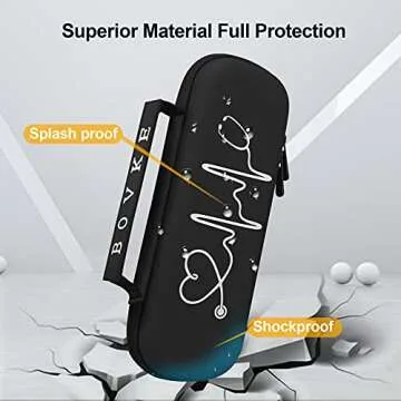 BOVKE Lightweight Slim Stethoscope Case for 3M Littmann