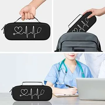 BOVKE Lightweight Slim Stethoscope Case for 3M Littmann