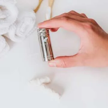 Biodegradable Dental Floss by TreeBird | Refillable & Reusable Zero Waste Steel Dispenser | 3x33yd Waxed Natural Cruelty Free Peace Silk Spools | 100% Compostable | Eco Friendly Plastic Free Oral Care