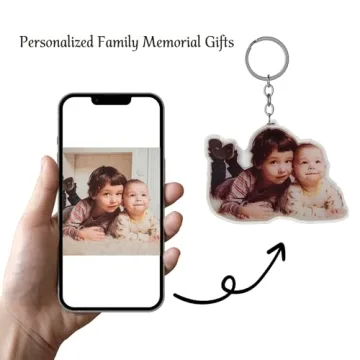 Personalized Acrylic Keychain Custom Photo Gift for Pet Lovers
