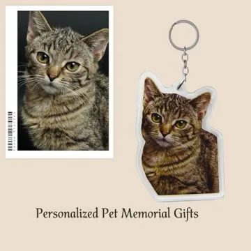 Personalized Acrylic Keychain Custom Photo Gift for Pet Lovers