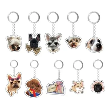 Personalized Acrylic Keychain Custom Photo Gift for Pet Lovers