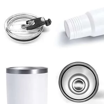 Craft Express 30 OZ Stainless Steel Travel Tumblers 4 Pack