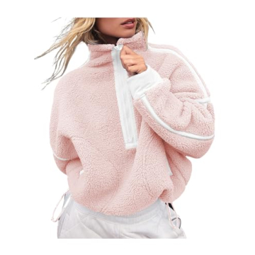 Fhniepan Oversized Fleece Sweatshirt for Women