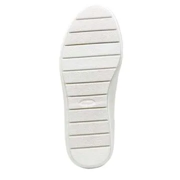 Dr. Scholl's Shoes Womens Time Off Platform Slip On Fashion Sneaker,White Smooth,9.5