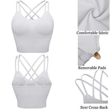 Padded Sports Bra for Women - Perfect for Workouts