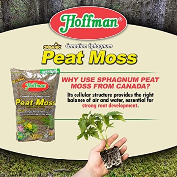 Hoffman 15503 Canadian Sphagnum Peat Moss - Top Quality