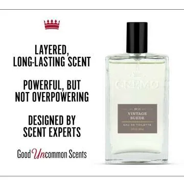 Cremo Vintage Suede Cologne Spray 3.4oz