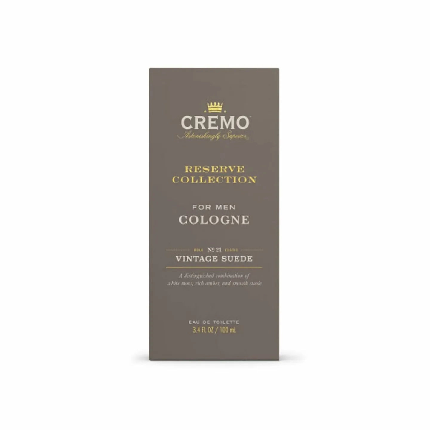Cremo Vintage Suede Cologne Spray 3.4oz