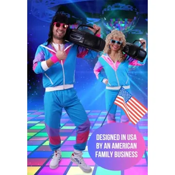 Premium 80s & 90s Tracksuit Costume for Parties