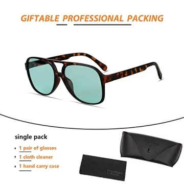 Freckles Mark Trendy Retro Aviator Sunglasses for Everyone