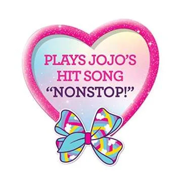 JoJo Siwa 10 Inch Singing Doll, Sings Hit Song Titled "Non-Stop", Pink Jacket with Rainbow Fringe, Kids Toys for Ages 6Up by Just Play