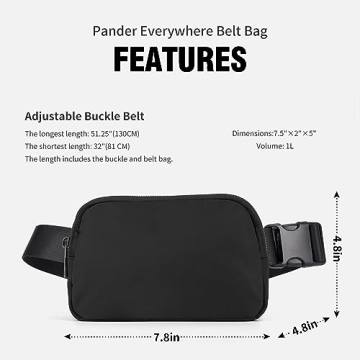 ZPN Waterproof Mini Fanny Pack for Travel and Outdoor