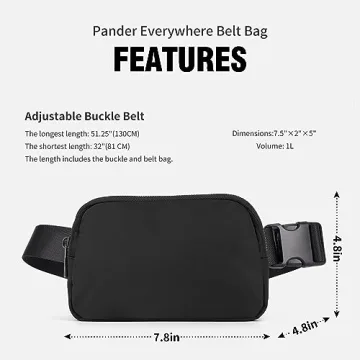 ZPN Waterproof Mini Fanny Pack for Travel and Outdoor