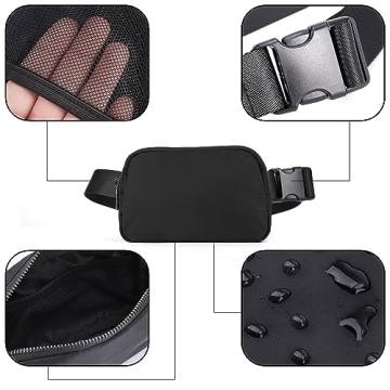 ZPN Waterproof Mini Fanny Pack for Travel and Outdoor