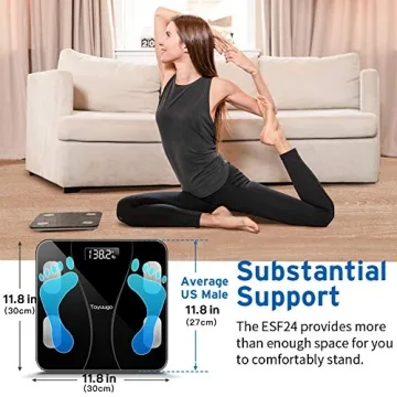 Expinsig Bluetooth Body Fat Scale for Health Tracking