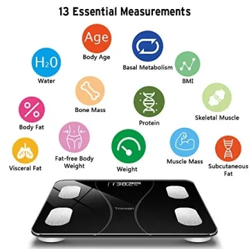 Expinsig Bluetooth Body Fat Scale for Health Tracking