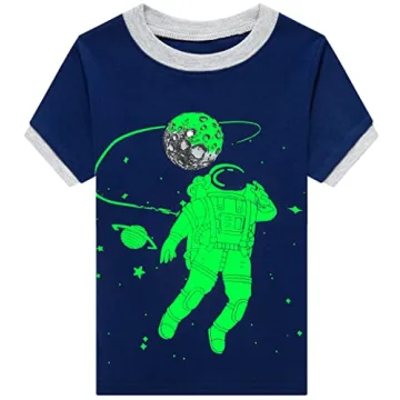 Glow in the Dark Astronaut Pajamas for Boys - Summer Fun