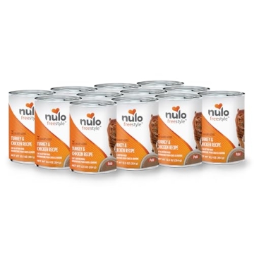 Nulo Cat Food 12.5 Oz Pack of 12 with Chicken & Turkey