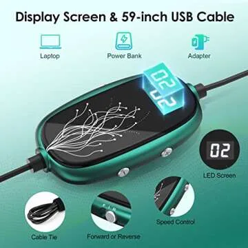 Gefaxi Electric Nail Drill, Portable Electric Nail File Professional 20000rpm Manicure Pedicure Efil...