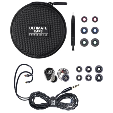 ULTIMATE EARS PROFESSIONAL UE 350 Universal in-Ear Monitors, Triple Driver Stage Monitors with Excep...