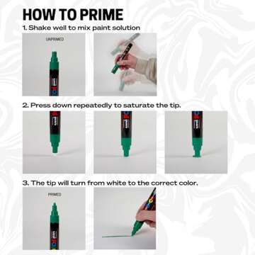 16 Posca Paint Markers, 3M Fine Posca Markers with Reversible Tips, Posca Marker Set of Acrylic Paint Pens | Posca Pens for Art Supplies, Fabric Paint, Fabric Markers, Paint Pen, Art Markers