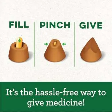 Greenies Feline Pill Pockets for Cats Natural Soft Cat Treats, Salmon Flavor, 1.6 oz. Pouch (45 Treats)