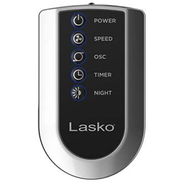 Lasko 42 Inch Quiet Oscillating Tower Fan with Remote