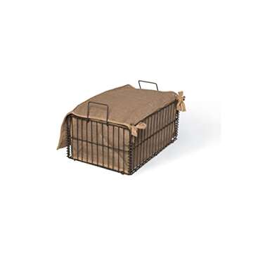 Gardeners Supply Company Fruits & Vegetables Root Storage Bin | Sturdy Metal Wire Frame with Natural...