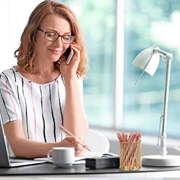 Zonon 12 Pieces Inspirational Pens Bulk Motivational Quotes Funny Ballpoint Pens with Stylus Tip Inspirational Gifts for School Office Corworkers Teachers, Black Ink(Rose Gold,Boss Lady)