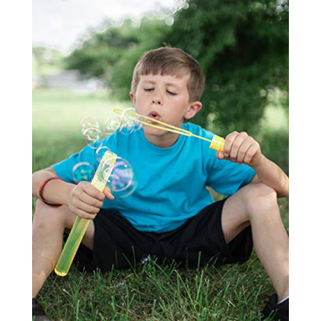 6 Pack Maxx Bubbles 4oz Bubble Wands for Kids Outdoor Fun