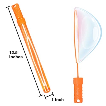 6 Pack Maxx Bubbles 4oz Bubble Wands for Kids Outdoor Fun
