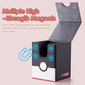 Tombert 150+ Premium Deck Box for TCG Collectors