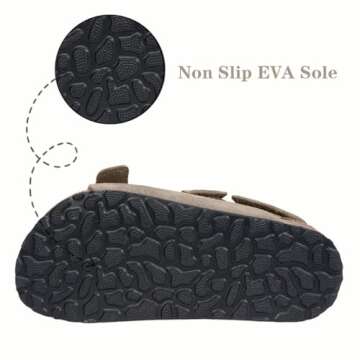 ZUSERIS Kids Cork Sandals for Toddlers - Summer Comfort